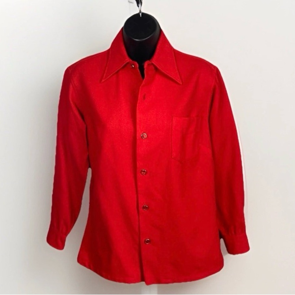 Pendleton 1960’s Vintage Shirt Women’s L 100% Pure Virgin Wool Button Up